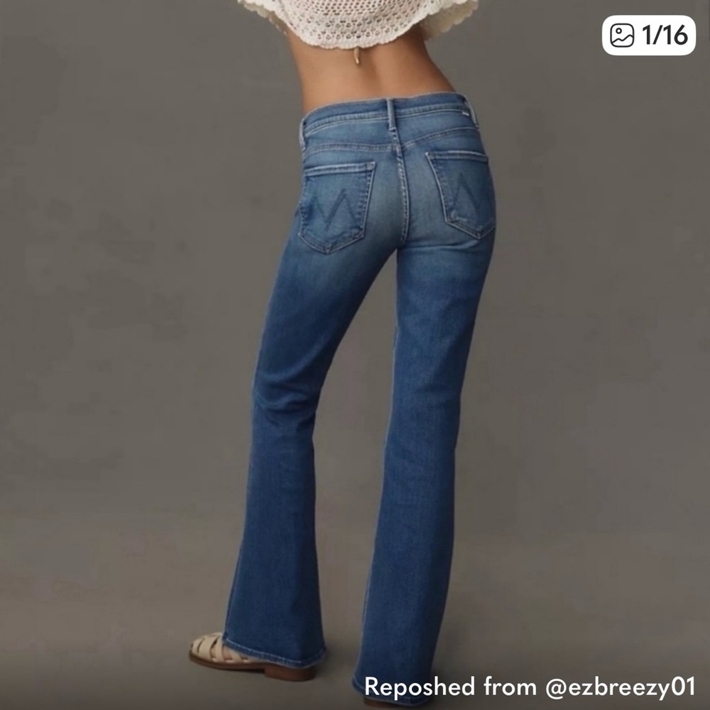 MOTHER Blue Flare Jeans